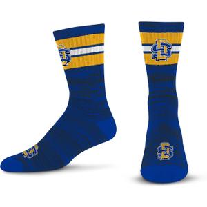 For Bare Feet NCAA First String Crew Sock (Large, Team Color)