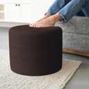 ZICOTO Beautiful Boucle Pouf Ottoman and Foot Rest - Elevate Your Living Room Decor with Lightweight Comfort and Charm - A Modern Foam Stuffed Poof Perfect to Rest Your Feet