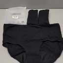 Molasus Incontinence Underwear for Women, High Absorbency, Period Leakproof, 3 Pack, Black, 3XLarge