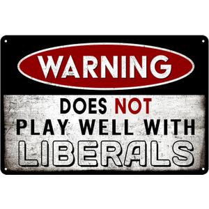 4 x Funny Metal Tin Sign Vintage Garage Signs For Men, Man Cave Sign Metal Bar Signs Decor Dad's Garage Metal Sign Outdoor Bar Signs Sarcastic Gifts Metal Signs For Home Wall Decor 8x12 Inch