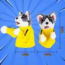 Aywewii 2pcs Kung Fu Husky Punching Dog Puppet Boxing Puppets Animal Toy Childrens Game Prank Toy Hand Puppets for Kids Teens Adults Birthday Party Toys for Boys Girls