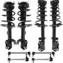 SCITOO Front Complete Rear Strut w/Coil Spring Assembly,Complete Strut&Coil Spring Assembly,Sway Bar End Link for 2012-2017 For Toyota Camry 2.5L,2012-2017 For Toyota Camry 3.5L 172941-6PCS