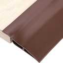 uxcell 6.56Ft x 2.8" x 0.71" Floor Transition Strip, Self Adhesive Carpet Edge Strip, Vinyl Gap Cover, Laminate Edge Trim for Uneven Surfaces from 1/2" to 9/16", Coffee