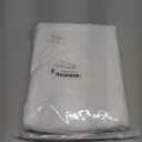 Bed Skirt Queen Size Ruffled Bed Skirt with Split Corners, 12 Inch Drop Dust Ruffle Bed Skirt with Platform, White