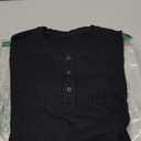 Lehmanlin Mens Thermal Shirt Long Sleeve Muscle Henley Slim Fit Cotton T-Shirt Fashion Casual Ribbed Top (Medium)