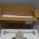 Brushed Gold Bathroom Vanity Light, Farmhouse Brass Sconces Wall Lighting with Milk White Glass, Champagne Bronze Light Fixture Over Mirror, AD-22004-2W-GD