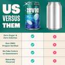 Zevia Zero Sugar Soda, Cola, 12 oz Cans (24-Pack)  Naturally Sweetened, Zero Calorie Sugar Free Soda - Non-GMO Project Verified, Gluten-Free, Vegan