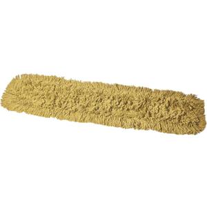 Commercial Dust Mop Replacement Head  36 x 5 in. Cotton Nylon Reusable Mop Head  Industrial Dust Mop Refill for Floor Cleaning & Janitorial Supplies, Yellow
