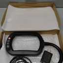 Veemagni 10X Rectangle Magnifying Glass with Light and Stand, Flexible Gooseneck LED Lighted Desk Lamp, 5 Color Modes Stepless Dimmable, Hands Free Magnifier for Reading Crafts Painting Close Work (Black)