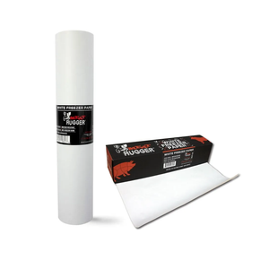 Meat Hugger White Freezer Paper Roll - Poly Coated Moisture Resistant Freezer Paper for Meat Wrapping - Burn Resistant - 17.25 Inch x 175 Feet