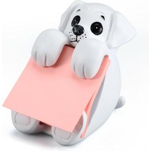 Chunful 3pcs Pop-up Note Dispenser Set Include Resign Dog Note Dispenser, 2 Pcs 3 x 3 Sticky for Office Desk Accessories