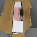 TEAMIX Pink Monitor Stand Riser-2 Pack,Wood 2 Tier Adjustable Monitor Stand Dual Monitor Riser for 2 Monitors/Laptop/PC Computer Stand for Desk