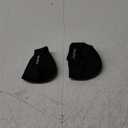 Welnove Gel Heel Protector Cups, Inserts Pads for Women Men, Plantar Fasciitis, Heels Spur Pain Relief, Achilles Tendonitis Dry Cracked Heel Support Cushion Black (W 4.5-9 / M 5-8)