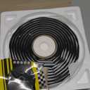 Butyl Rubber Tape Headlight Glue Sealant Rope 14.8Ft Diameter 9.5mm Butyl Putty Foam Strip Butyl Rubber Caulk Sealer for Automotive (Car RV Truck Marine) Window Door Windshield Sealing - Black, 1 Roll