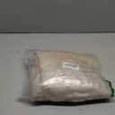 NICETOWN Linen Flax Semi Sheer Curtains 94" Length, Grommet Window Treatments Privacy Added with Light Penetration Vertical Drapes for Loft/Home Office, Angora, W55 x L94, 2 Panels