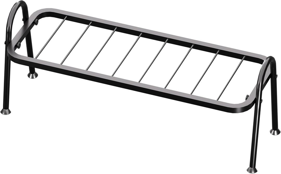 Metal Plant Stand Indoor Outdoor, Heavy Duty 1-Tier Ladder Plant Shelf for Multiple Pots - Durable Flower Holder for Living Room, Patio, Garden, Balcony & Corner Home Decor