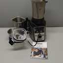 Hamilton Beach Professional 4-in-1 Juicer Mixer Grinder, Commercial-Grade 1400 Watt Motor, 3 Leakproof Jars, For Wet and Dry Spices, Chutneys and Curries, Engineered in India & USA (58770), Stainless