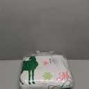 FRAMICS Christmas Duvet Cover Queen Size, Soft Microfiber Reindeer Comforter Cover Set with Zipper Closure, Merry Christmas Bedding with 4 Corner Ties, 1 Duvet Cover 90"x90" + 2 Pillowcases