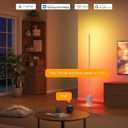 Govee Floor Lamp 2, RGBIC, Warm Cool White LED,Compatible with SmartThings, Matter, Alexa, 1725lm, Music Sync, Scene Modes, Smart Floor Lamp for Living Room, Bedroom, Silver(1 Pack)