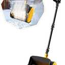 Cordless Snow Shovel for Dewalt 20V Battery, 1000W Brushless Electric Snow Blower, 12" Wide & 6" Deep Clearing, Lightweight Power Snow Shovel, for Deck, Steps, Walkways (No Battery)