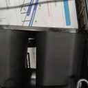 GSlife Narrow Dish Drying Rack - Expandable Small Dish Rack for Kitchen Counter, 2 Tier Adjustable Capacity Dish Drainer Rack for RV/ 1-2 People Families, 15.7''-20.7''L x 7" D x 12.6" H, Black