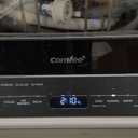 COMFEE' Portable Mini Dishwasher Countertop with 5L Built-in Water Tank for Apartments& RVs, No Hookup Needed, 6 Programs, 360° Dual Spray, 162℉ High-Temp& Air-Dry Function