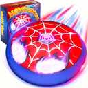 Light Up Hover Soccer Ball for Kids,Glowing Web Design & LED Eyes Air Floating Soccer Toys,Indoor Games with Soft Foam Bumper,Fun Sports Games for Boys Girls Age 3 4 5 6 7 8 9 10 11 12, Birthday Gifts