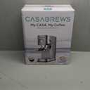 CASABREWS CM5418 Espresso Machine 20 Bar, Compact Espresso Maker with Steam Milk Frother, Stainless Steel Coffee Machine with 34oz Removable Water Tank for Cappuccino, Gift for Women or Men, Silver