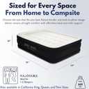 King Koil Luxury Full Size Plush Pillow Top Air Mattress with Built-in High-Speed Pump for Home, Camping & Guests 20" Inflatable Double High Blow Up Airbed, Durable, Waterproof