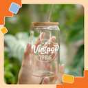 NewEleven 40th Birthday Gifts For Women, Her - 1986 40th Birthday Decorations For Women - 40 Year Old Gifts For Her, Mom, Wife, Sister, Friends - 16 Oz Coffee Glass (Vintage 1986 back in white)