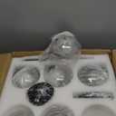 6-Light Globe Sputnik Chandelier Modern Black Sputnik Chandelier Mid Century Pendant Light Matte Black Finished with Clear Globe Glass Lampshade Chandeliers for Dining Room Kitchen