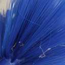 Cobweb Duster with Extension Pole, Washable Cleaning Duster Kit with 2 Duster Heads, Cobweb Duster, Corner Brush, Aluminum Telescoping Pole for Ceiling Fan (Blue)