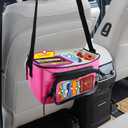 Annmore Carrying Case for Toniebox 1 and 2, with Compartment for Tonies Figures, Charger and Headphones, compatible with Yoto Player and Cards, Pink