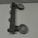 4 Hooks Coat Rack, Dual Suction Cup Wall Mount for Hanging, No Drill Suction Towel Bar and Hat Rack for Hanging Towels Coats Hats (4 Hooks, Gray)