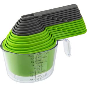 15-Piece Magnetic Measuring Set | BPA-Free Nesting Measuring Cups & Spoons with Magnetic Handles for Secure Storage | Dishwasher Safe