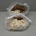 3 Inch 284 Pieces Wooden Letters Unfinished Wood Letters for Crafts Cursive Alphabets with Extras