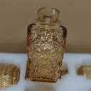 Bud Vases Set of 12,Glass Bud Vases in Bulk,Small Flower Vases for Centerpieces,Mini Vintage Vase for Wedding, Home Table Decor,Christmas,Party Decoration,Gold Amber