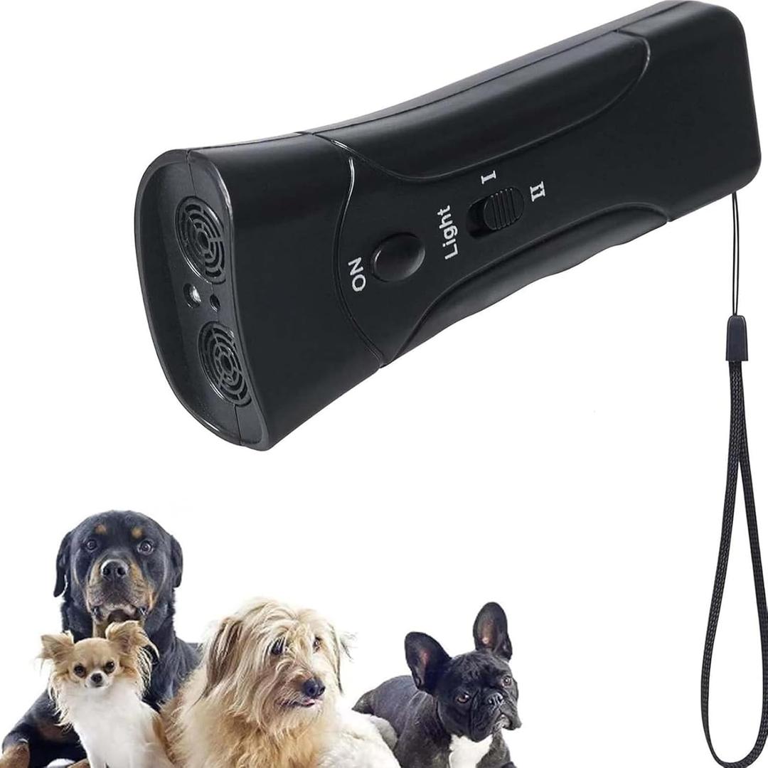 Anti Barking Device, 2025 New Ultrasonic Pet Trainer, Ultrasonic Dog Bark Deterrent & Trainer - Stop Excessive Barking, Pet Training Tool with Light for All Dogs