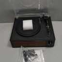 Vinyl Record Player with Speakers Vintage Turntable for Vinyls Records Belt-Driven Turn Table Support 3-Speed, Wireless Playback, Headphone, AUX-in, RCA Line LP Phonograph for Sound Enjoyment Black