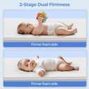 35x20 Bassinet Mattress for ANGELBLISS: 2" Thick Dual Sided Gel Memory Foam Bassinet Mattress Fit for Yamesmile/Bellababy/AMKE/ANGELBLISS Baby Bassinet