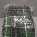 Green Christmas Electric Heated Blanket 62"x84", Fast Heating Twin with 8 Hours Auto Off/8 Heats Levels,Soft Plaid Sherpa with ETL Certification,Gift for Women Adults Keep Warm in Home Office