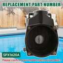SPX1620AA Pool Pump Strainer Housing and Pump Seal Kit Compatible with Hayward Super Pump SP1600X and SP2600X Series Models 2-Inch by 2-Inch