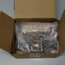 Entry Door Handle Locks with Keys,Square Locking Door Lever for Office,Bedroom,Suit for Right & Left Sided Doors,Secure Reversible Door Handle with Lock and Key 1Pack