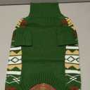 Christmas Dog Sweater for Small to Large Dogs - Festive Green Knit Pullover, Cute Holiday Winter Coat, Soft & Warm Pet Clothing, Machine Washable Green XL