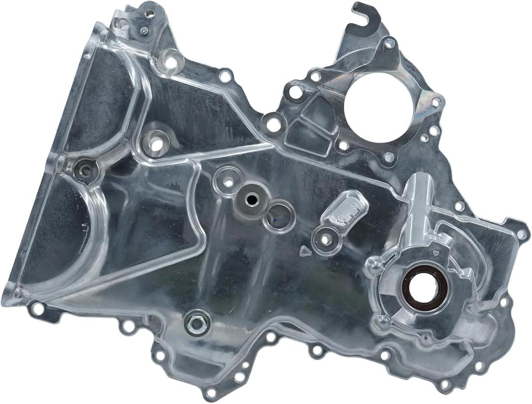 M526 1.6L Timing Chain Oil Pump Cover Compatible with Kia Forte 20-22 Optima 16-20 Rio 12-20 Soul 12-22 Hyundai Accent 12-19 Elantra 17-20 Sonata 15-19 Tucson 16-18 21350-2B701
