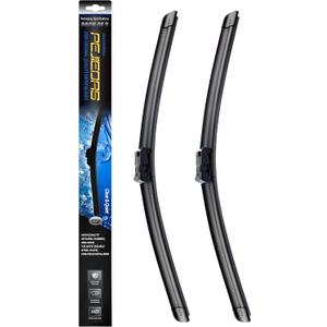 2 x OEM Quality Wiper Blades for Volkswagen Jetta 2005 2010/Volkswagen GTI 2006-2013, OE Genuine Style (24" + 19" Front Wiper Blades)