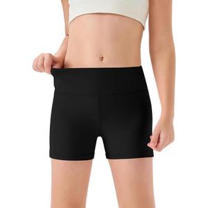 Girls Athletic Shorts Kids High Waisted Yoga Dance Biker Shorts Comfy Gymnastics Short XL