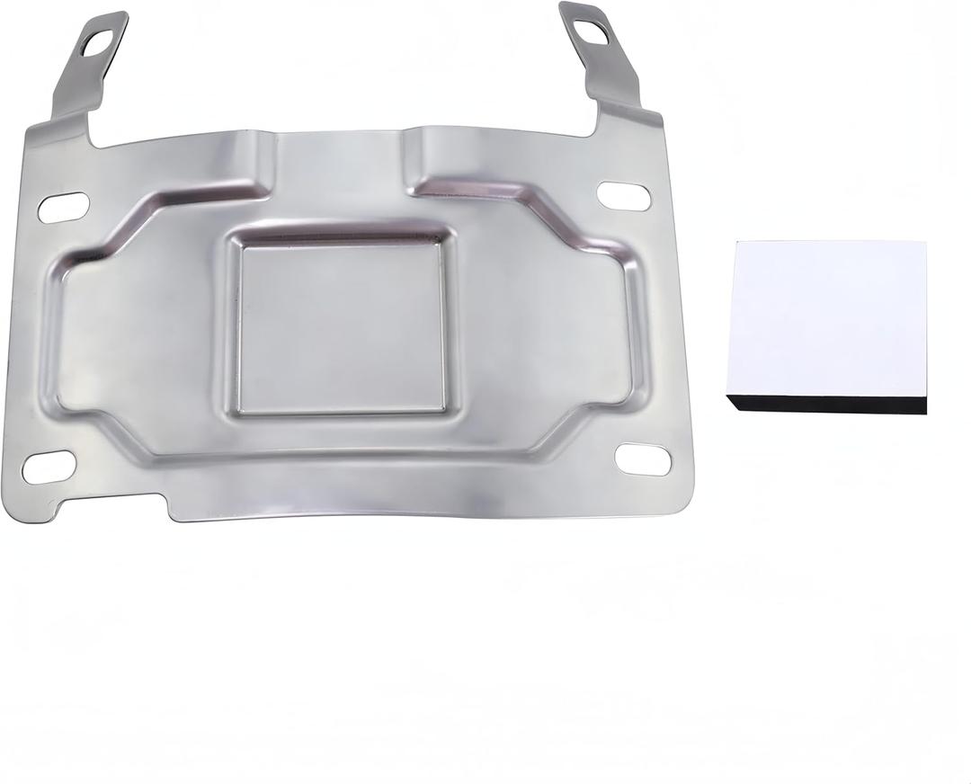 License Plate Relocation Bracket For Harley-Davidson | Fits 1986-2023 Harley Electra Glide/Road King/Softail/Touring | Silver Aluminum | Rear Lower Position | Custom Style