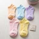 cuangya Ankle Socks Women Athletic No Show Socks Running Hiking Cushioned 5-Pairs