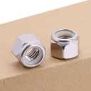 3/8-16 (15 Pcs) Hex Locknuts, Hexagon Head Lock Nuts, 304 Stainless Steel 18/8, Hex Drive, ASME/ANSI B18.6.6
